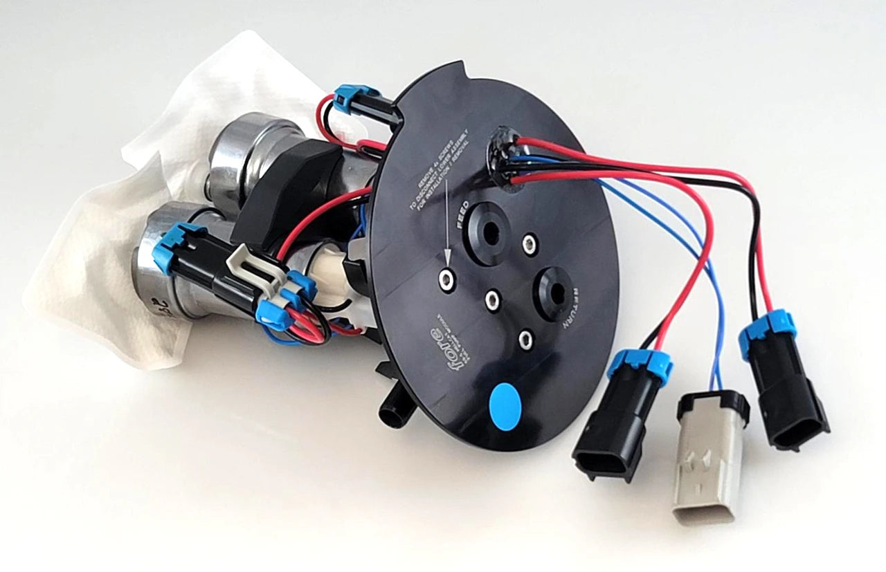 HHP Racing Plug & Play Dual Pump Returnless Fuel System 15-23 Challenger & Charger SRT Hellcat