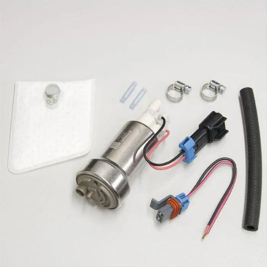 Walbro 450LPH Fuel Pump High Pressure TIA485-2 F90000267 (Universal E85 Ethanol) TI Automotive W/ Install Kit